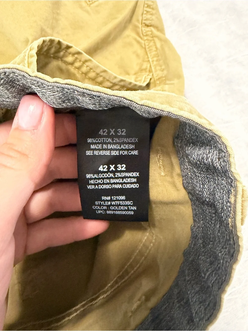 Weatherproof Golden-Tan Pants - Picture 5 of 9